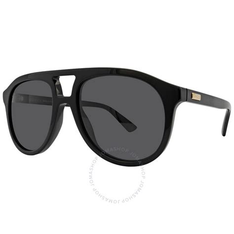 Gucci Grey Pilot Men's Sunglasses GG1320S 004 54 